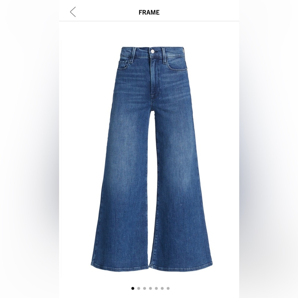 Frame NWT Palazzo Crop Temple size 25